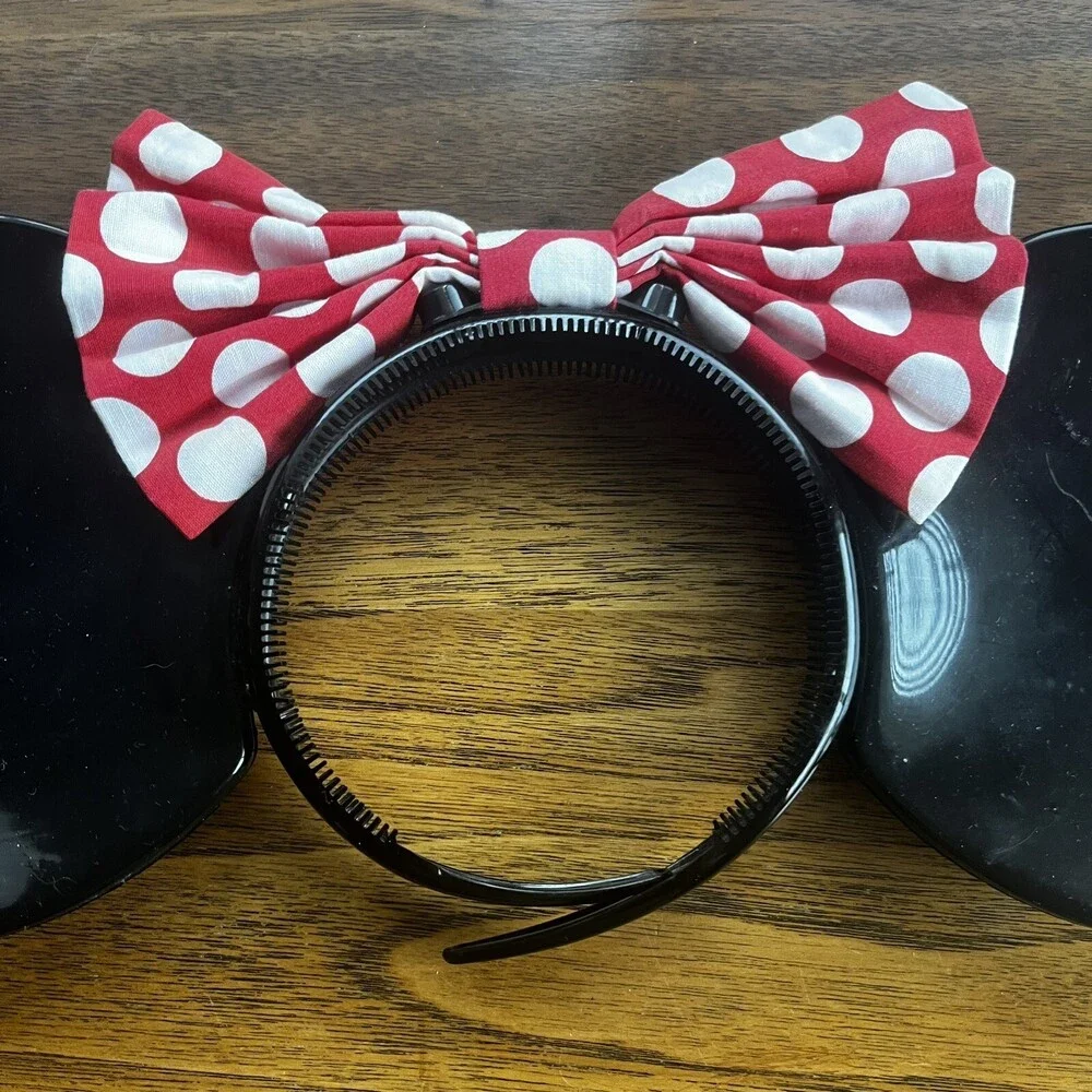 Vtg Disney Minnie Mouse Ears Headband Costume‎ Halloween Classic